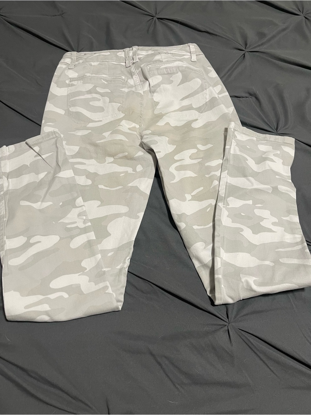 Wit & wisdom  Camouflage Slim Fit Pants - White/Grey